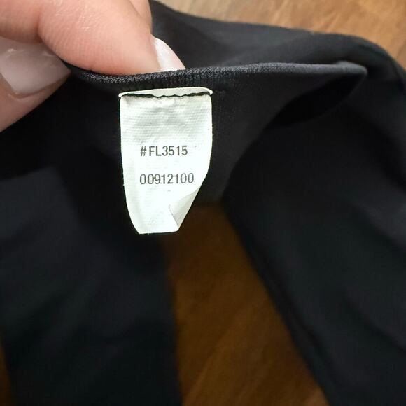 Spanx High Rise Seamless Leggings Black Casual Minimalist Athleisure Sz Large - Picture 6 of 8